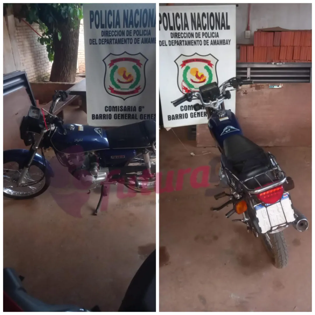 Menor de edad sorprendido conduciendo motocicleta sin documentos en el barrio General Genes