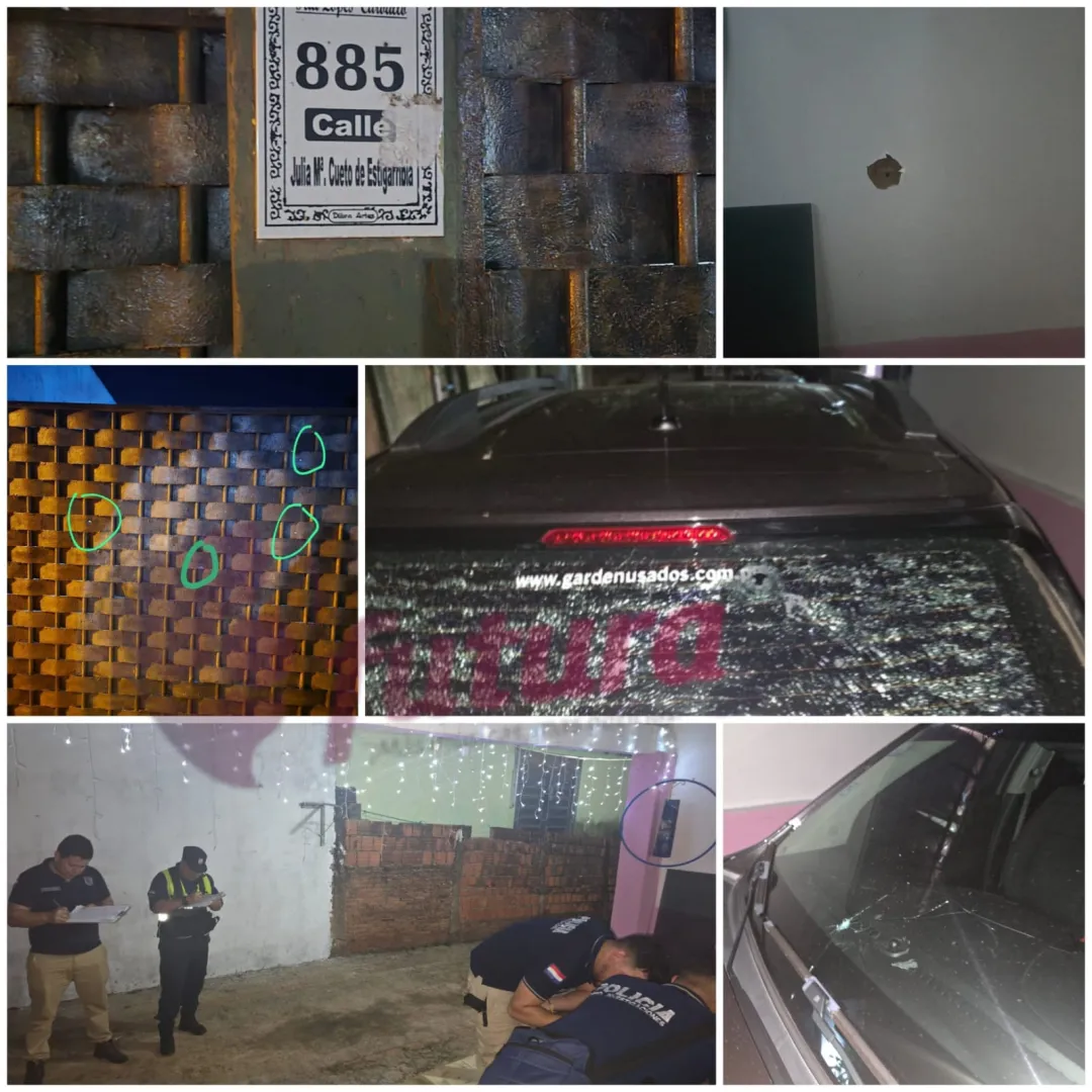 Disparan contra una vivienda en el barrio Guaraní