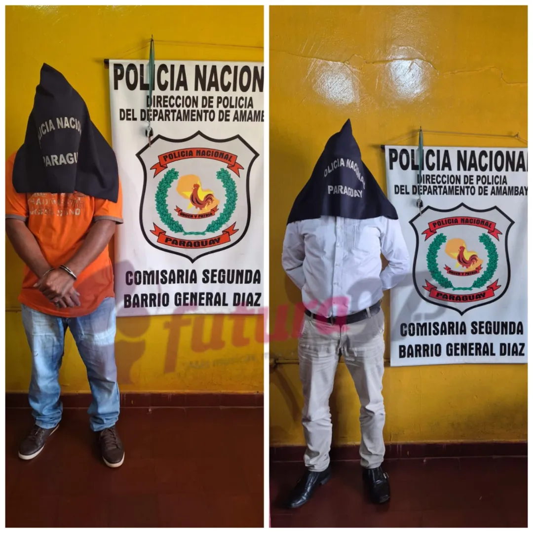 Dos hombres fueron detenidos en el Palacio de Justicia de Pedro Juan Caballero