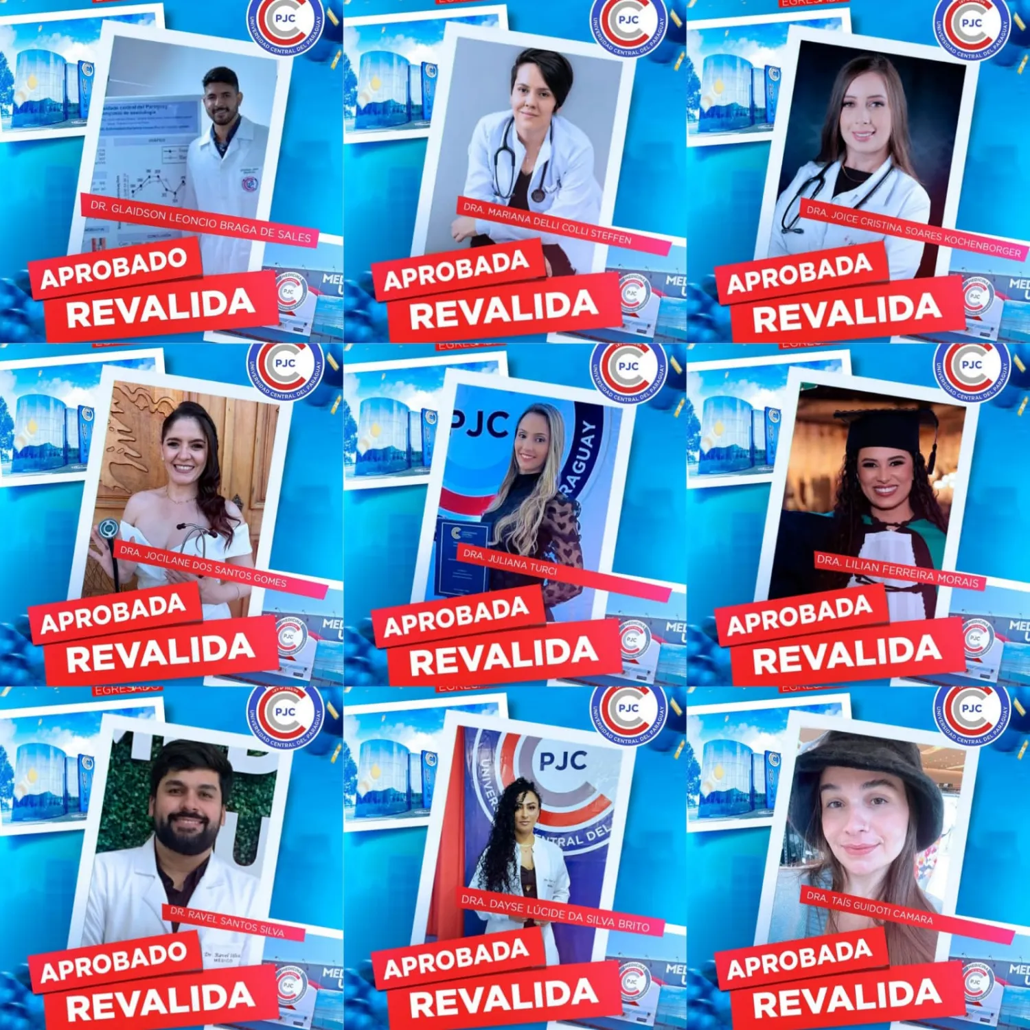 Graduados de la UCP de Pedro Juan Caballero aprueban el Revalida Brasil