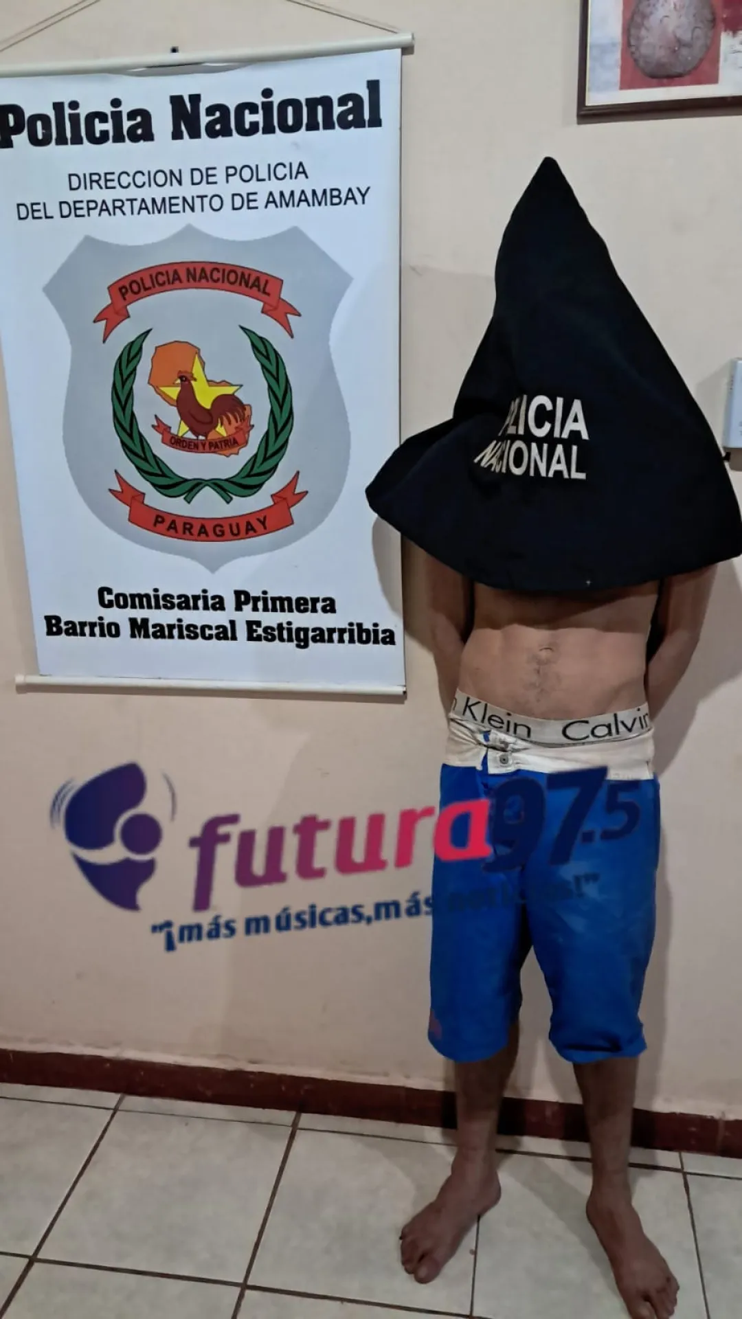 Joven es aprehendido por maltratar a su madre en el Barrio Bernardino Caballero