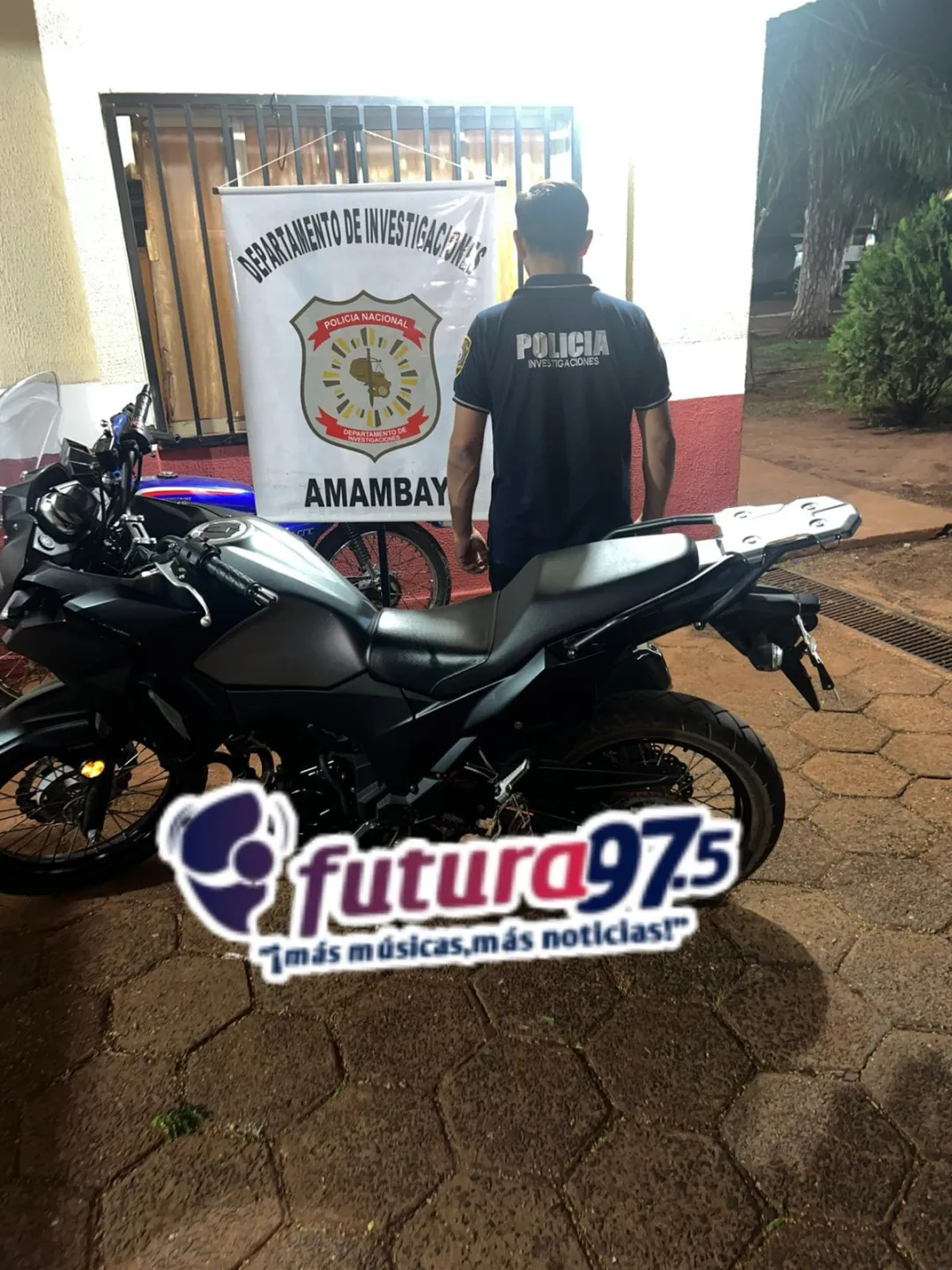 Recuperan motocicleta de comisario hurtada del Hospital Regional de Pedro Juan Caballero