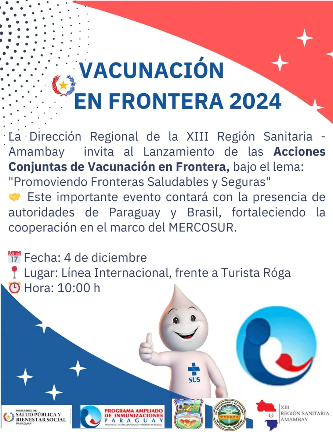 Inicia campaña de vacunación en Frontera 2024