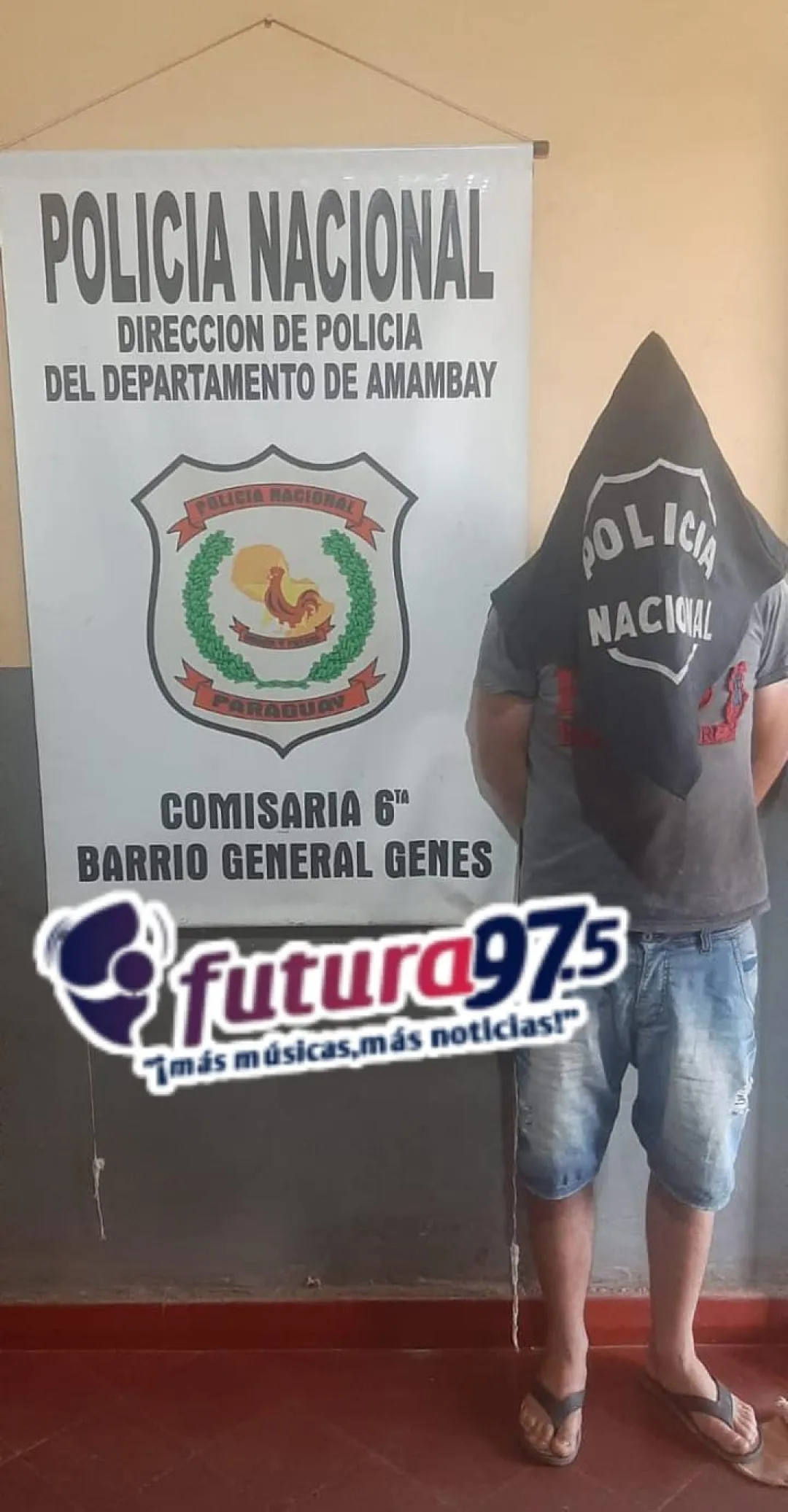 Policía realiza allanamiento y detiene a hombre con orden de captura en la Fraccion San Ramón