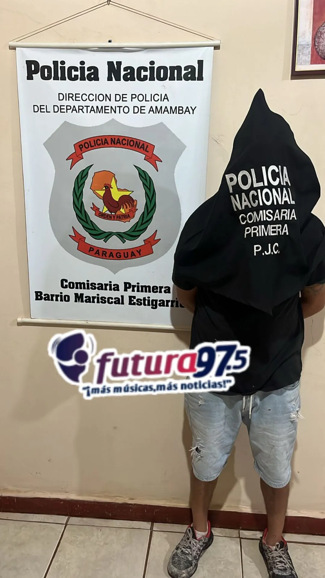 Hombre aprehendido por violencia familiar tras agredir a su hermana
