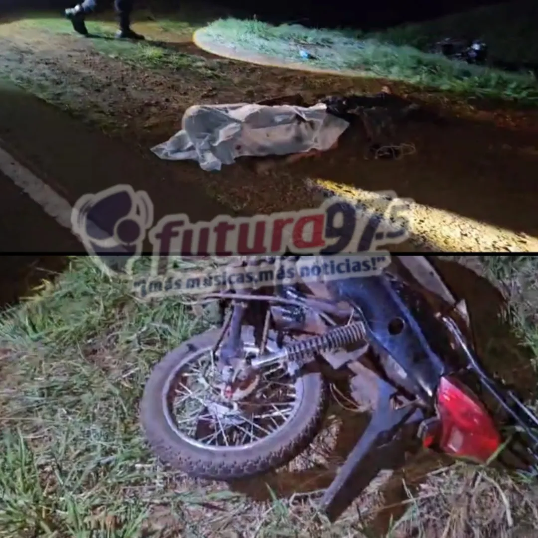 Accidente fatal en la Ruta PY05: colisión entre automóvil y motocicleta deja un fallecido