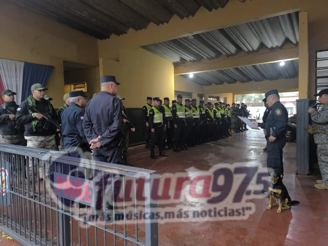 Arranca el Operativo "Centro Seguro" para garantizar la seguridad en Pedro Juan Caballero