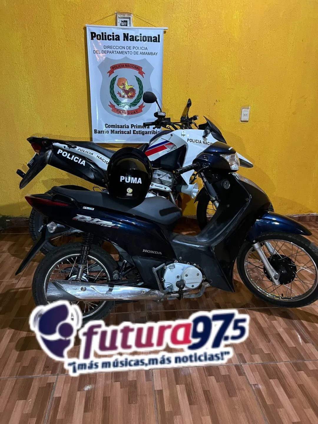 Grupo Puma recupera motocicleta denunciada como hurtada