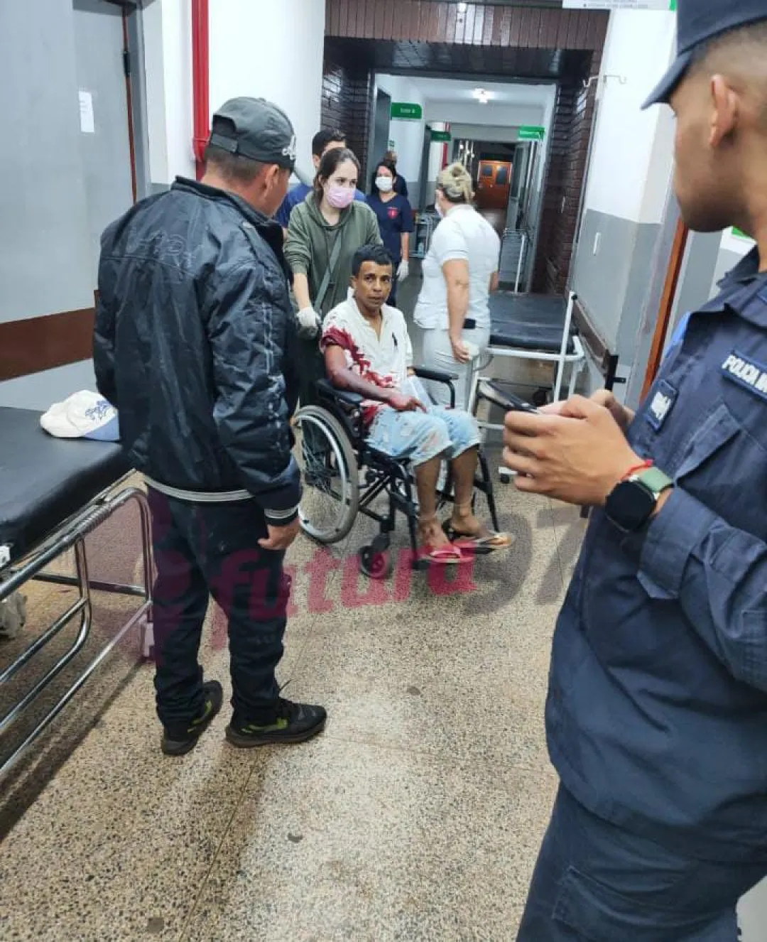 Hombre herido con arma blanca por su ex pareja en PJC