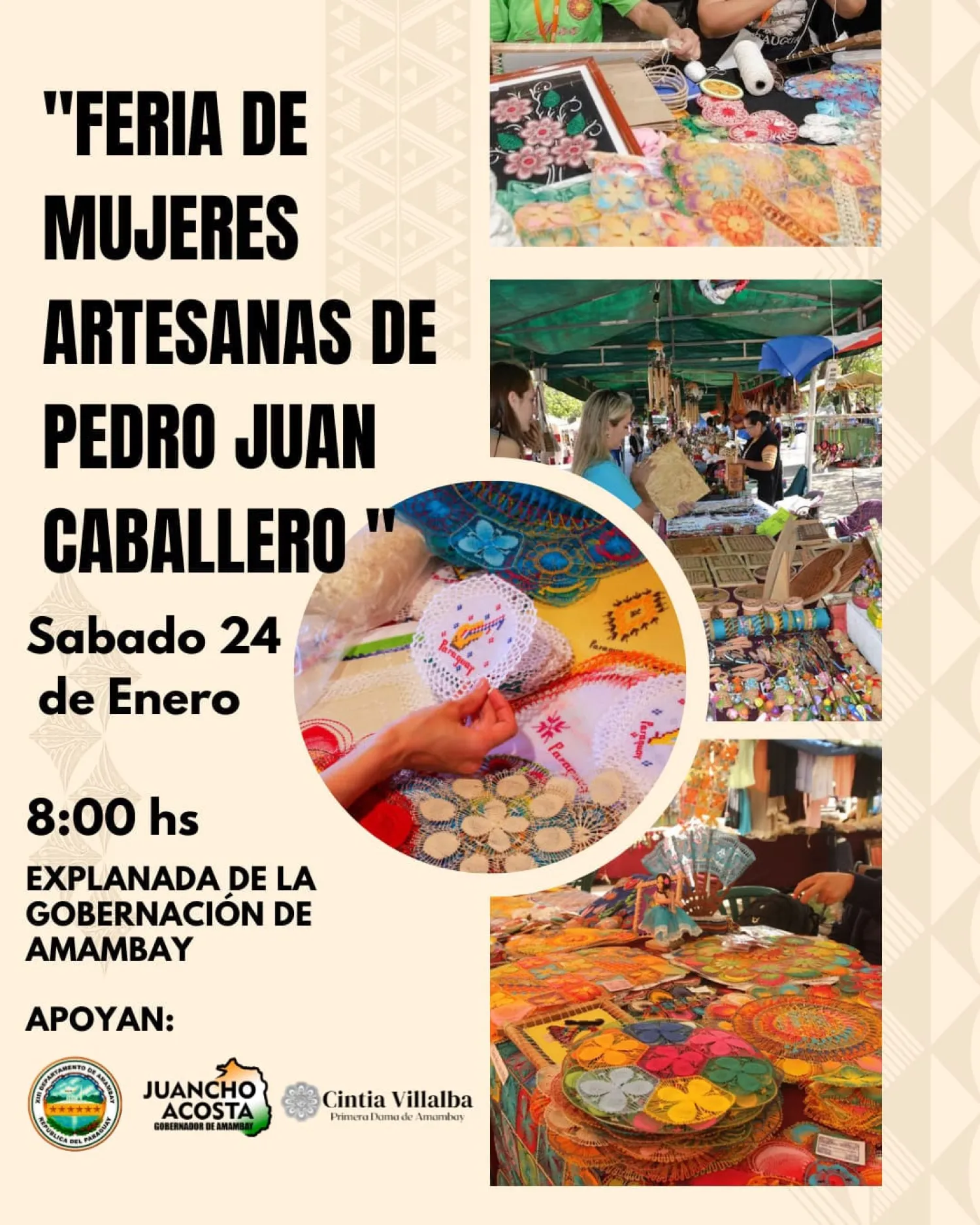 Feria de Mujeres Artesanas en Pedro Juan Caballero