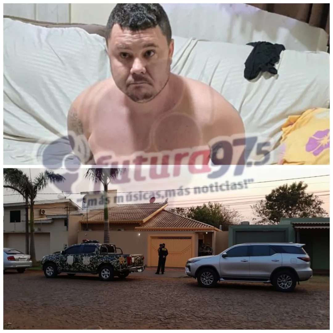 Allanamiento en Barrio María Victoria: Capturan a presunto integrante de peligrosa facción criminal brasileña