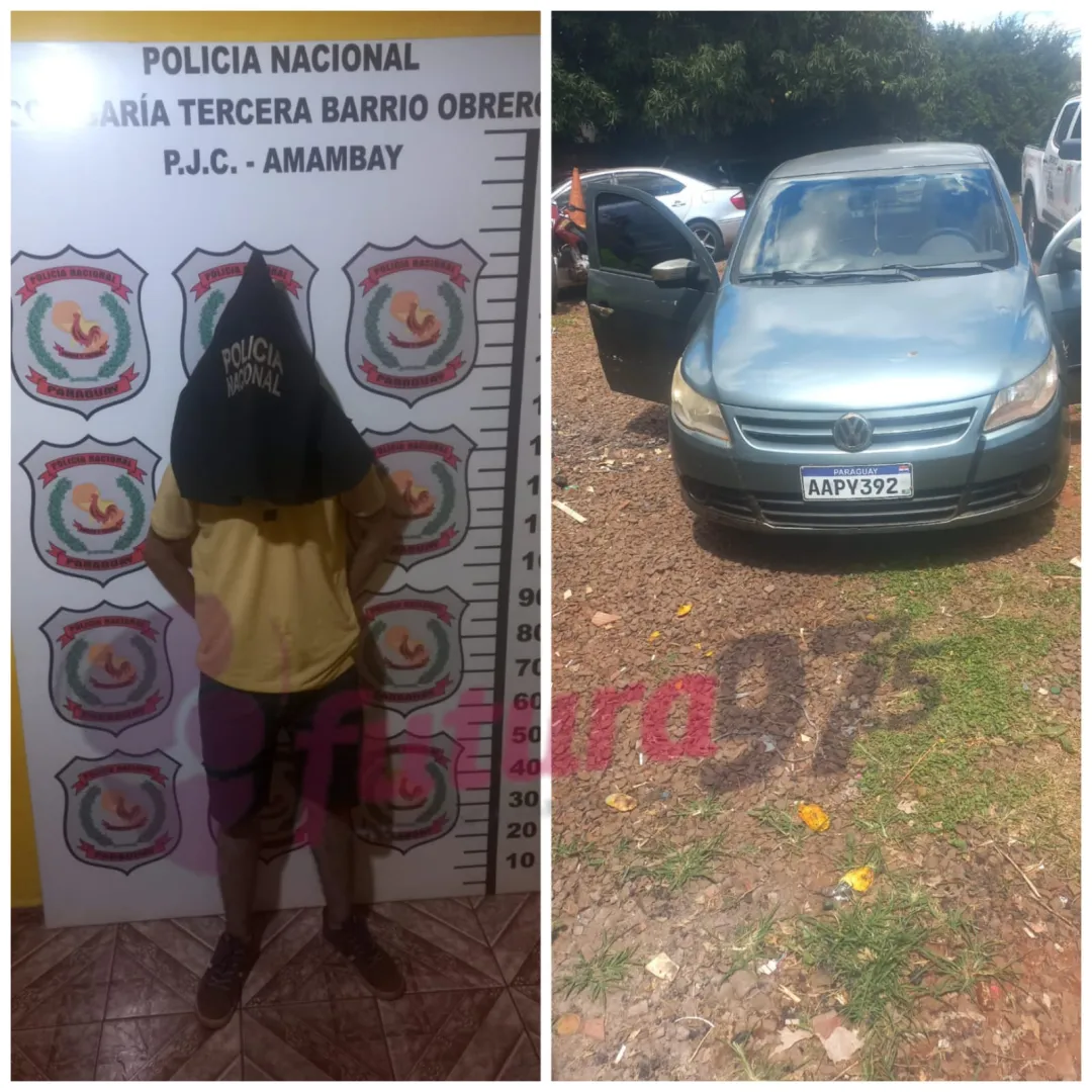 Hombre aprehendido por realizar maniobras peligrosas en el tránsito y vehículo incautado