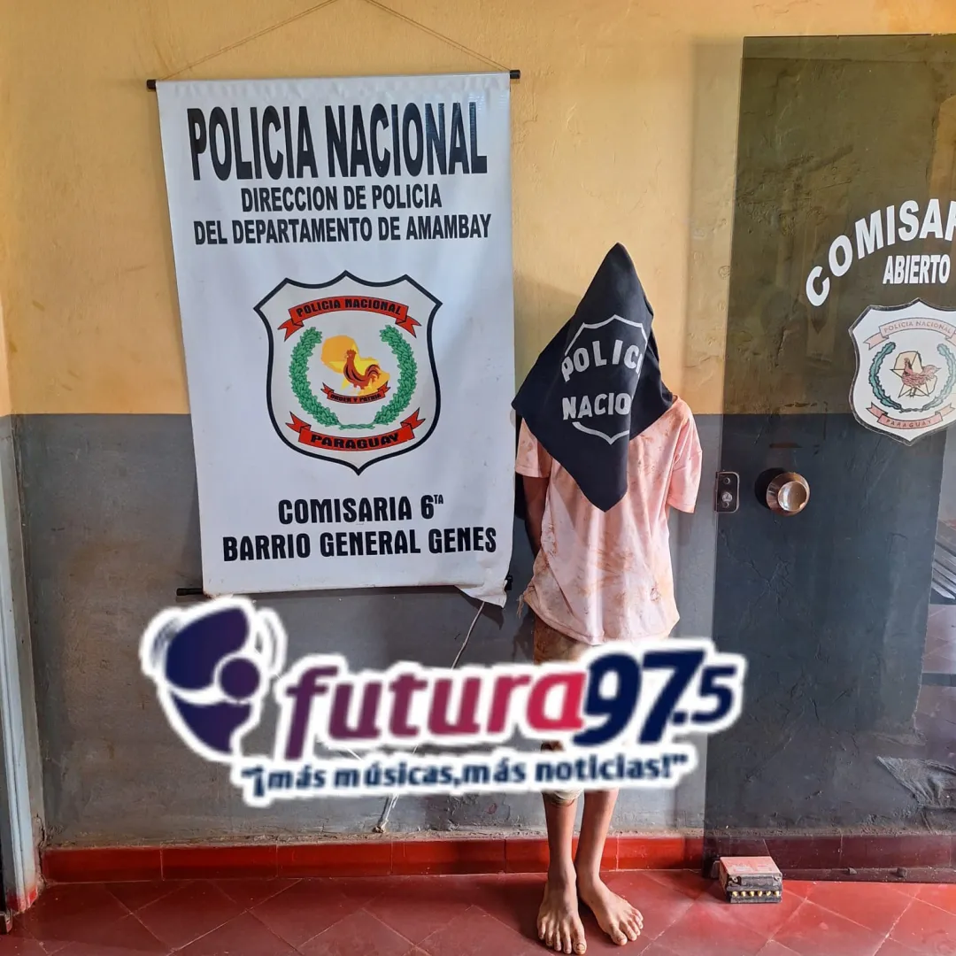 Menor de 16 años aprehendido por hurto domiciliario en la Fracción El Mangal