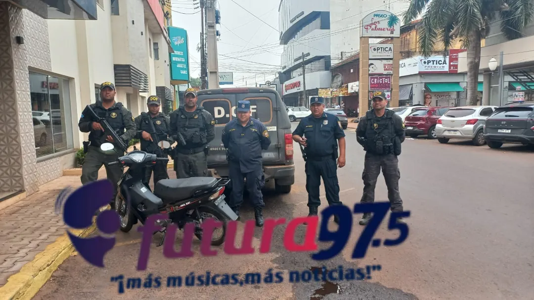 Recuperan motocicleta hurtada en operativo conjunto en la frontera