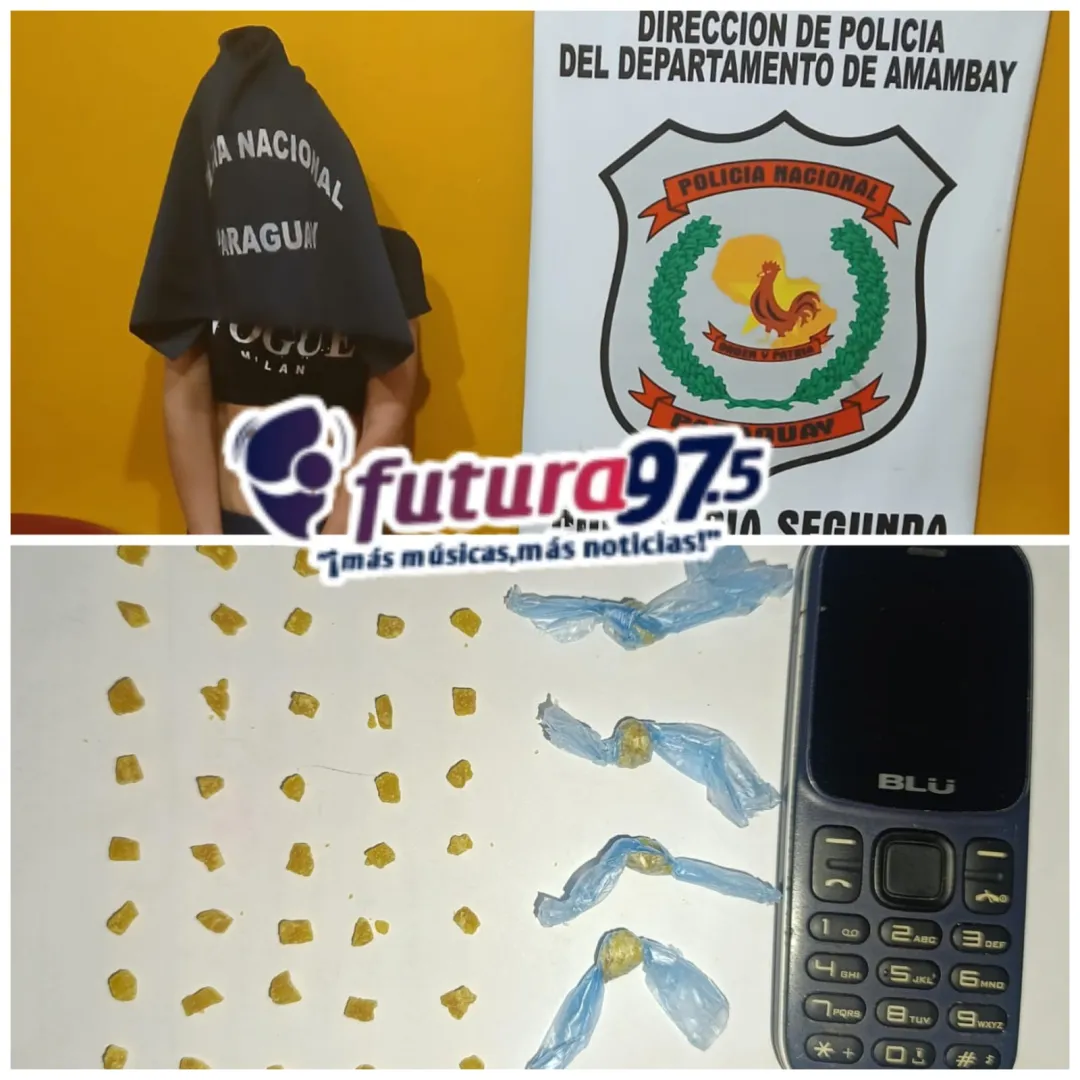 Detienen a mujer con orden de captura y 50 dosis de crack en el barrio San Blas