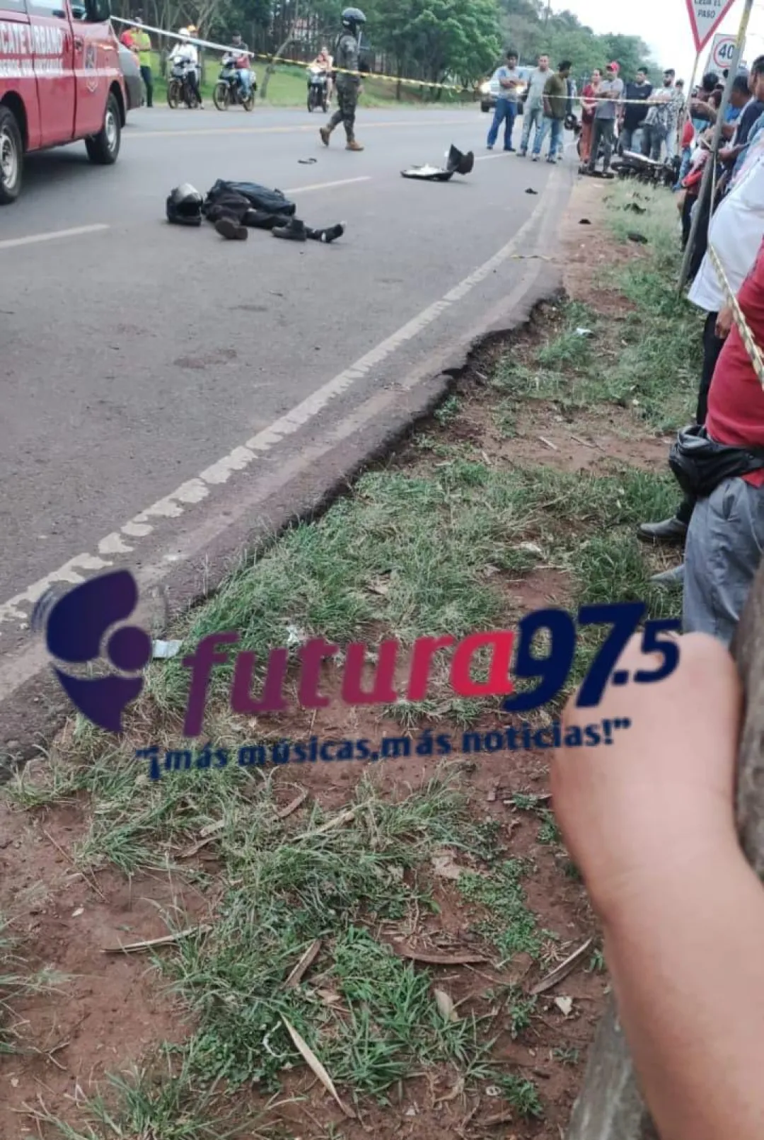 Motociclista pierde la vida en accidente sobre la Ruta PY05