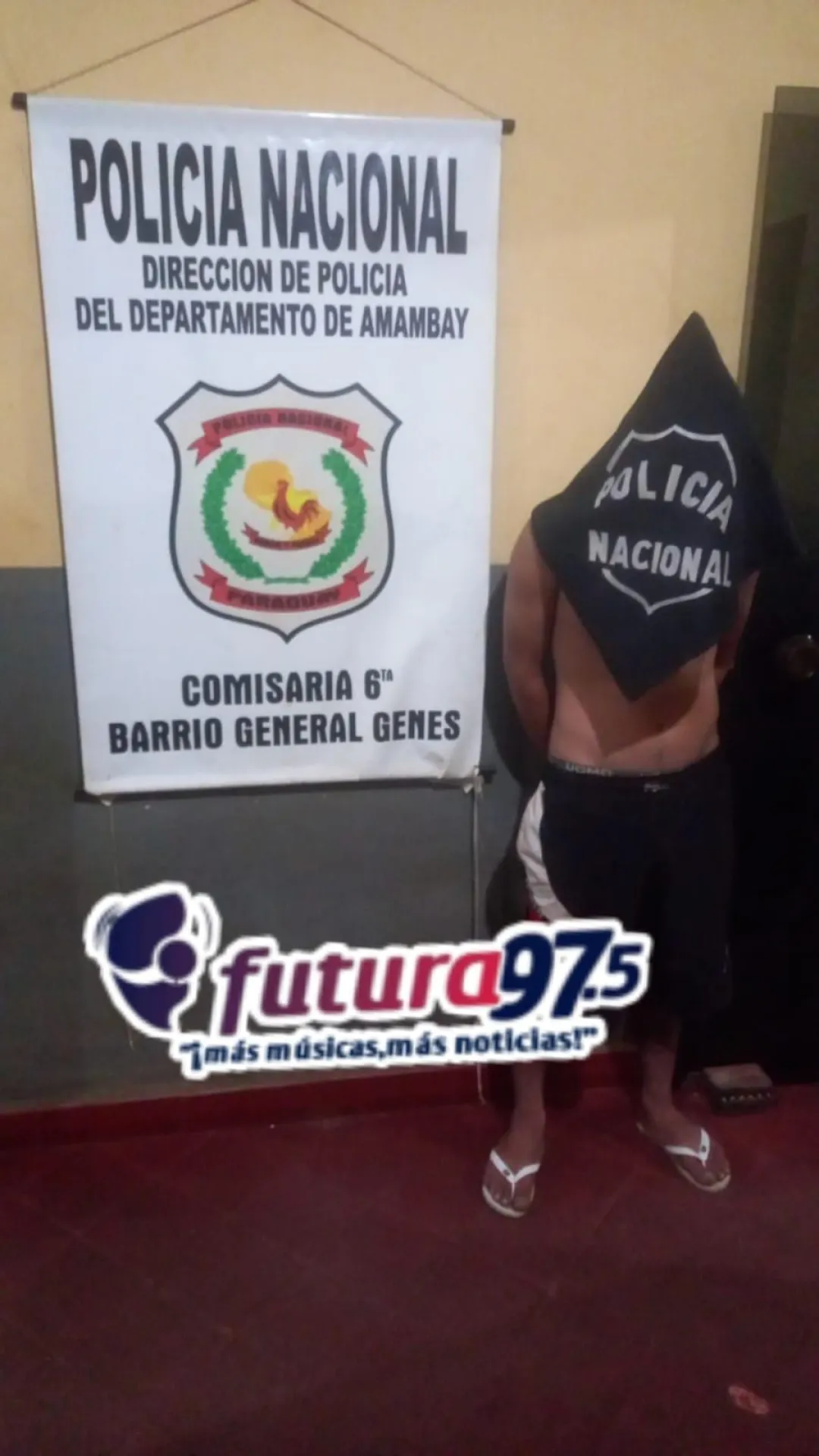 Joven aprehendido por maltratar a su madre  y causar destrozos en su vivienda