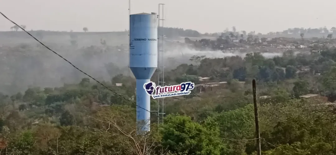Salud de alumnos y docentes de una escuela se ve afectada por humo de un basural