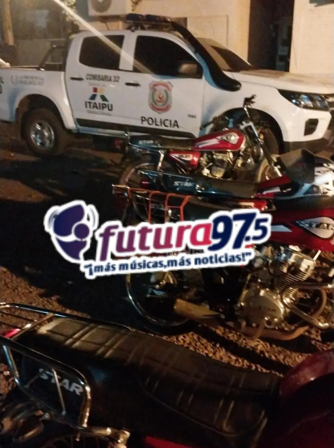 Tres aprehendidos y cuatro motocicletas incautadas en operativo preventivo en Barrio Obrero