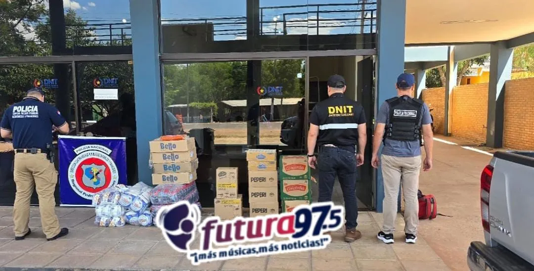 Incautan mercaderías de presunto contrabando en puesto de control de cruce Bella Vista