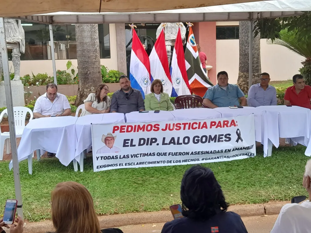 Concejales exigen justicia por la muerte del diputado Lalo Gomes y otras víctimas de asesinatos en Amambay