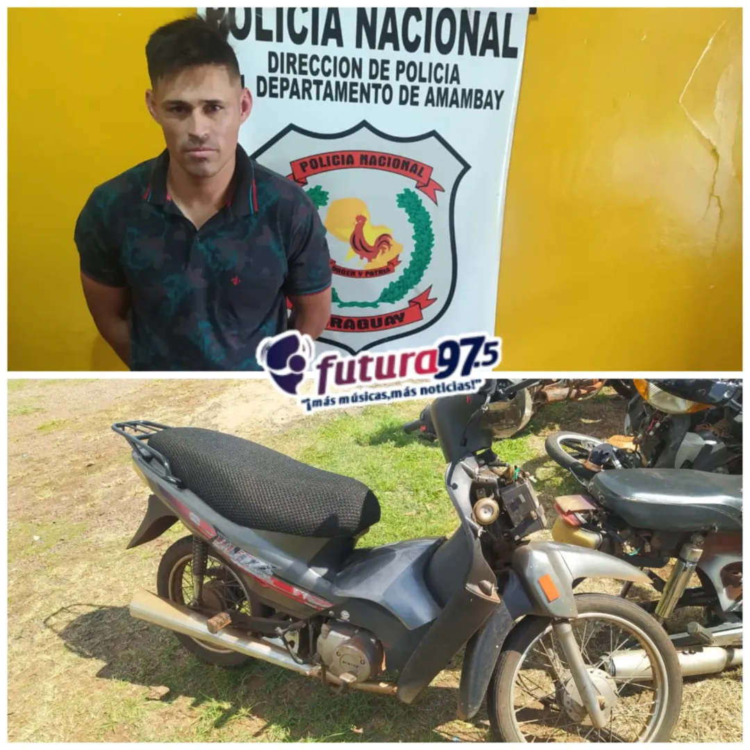 Hurto de Motocicleta: aprehenden al autor y recuperan el biciclo hurtado