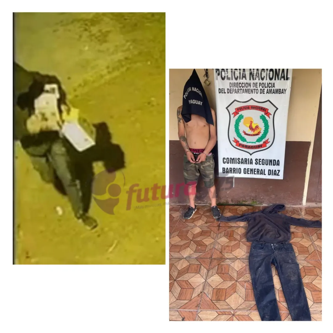 Detienen a ladrón tras hurtar en Radio Futura