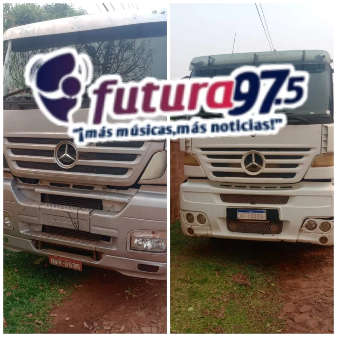 Incautan dos camiones de dudosa procedencia en el Barrio Defensores del Chaco