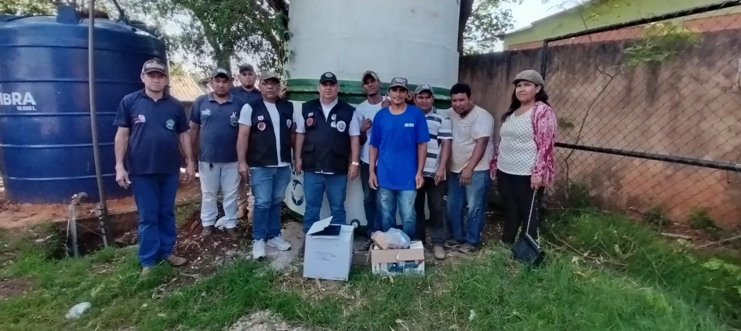 Entregan tanque de agua y motor presurizador en Romero Cue