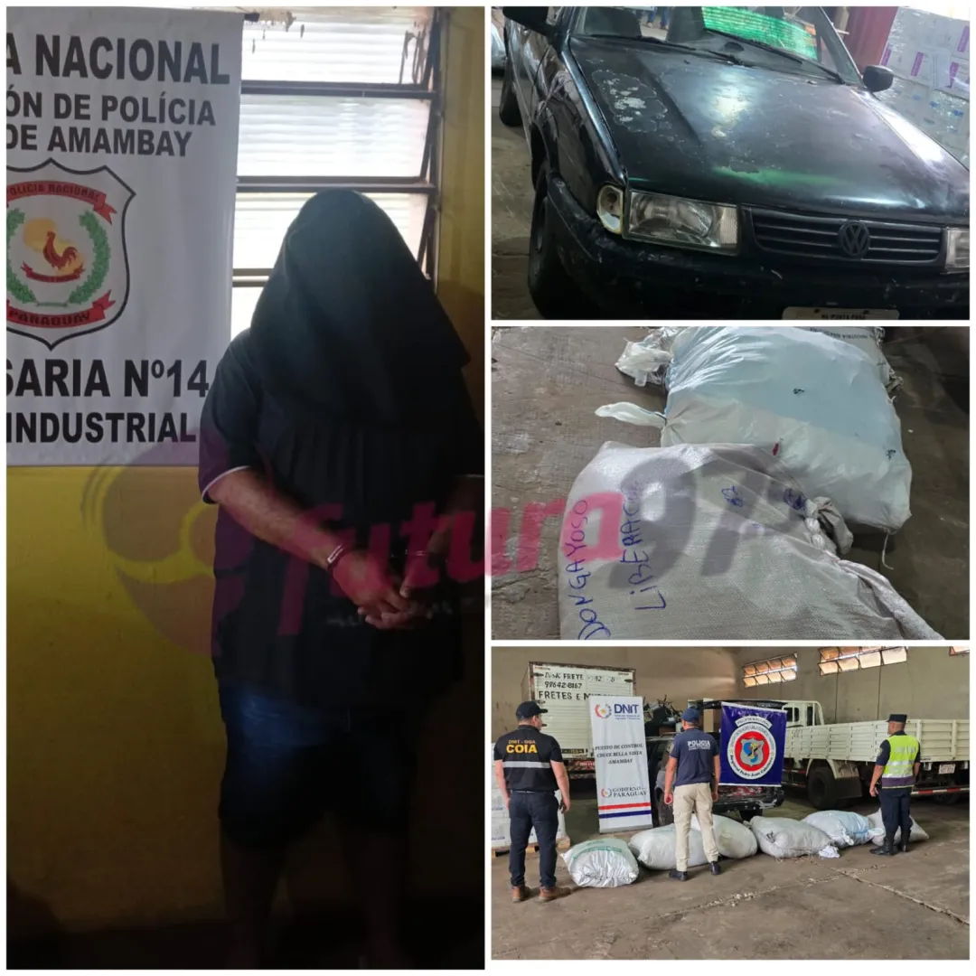 Hombre aprehendido por presunto contrabando en la línea internacional