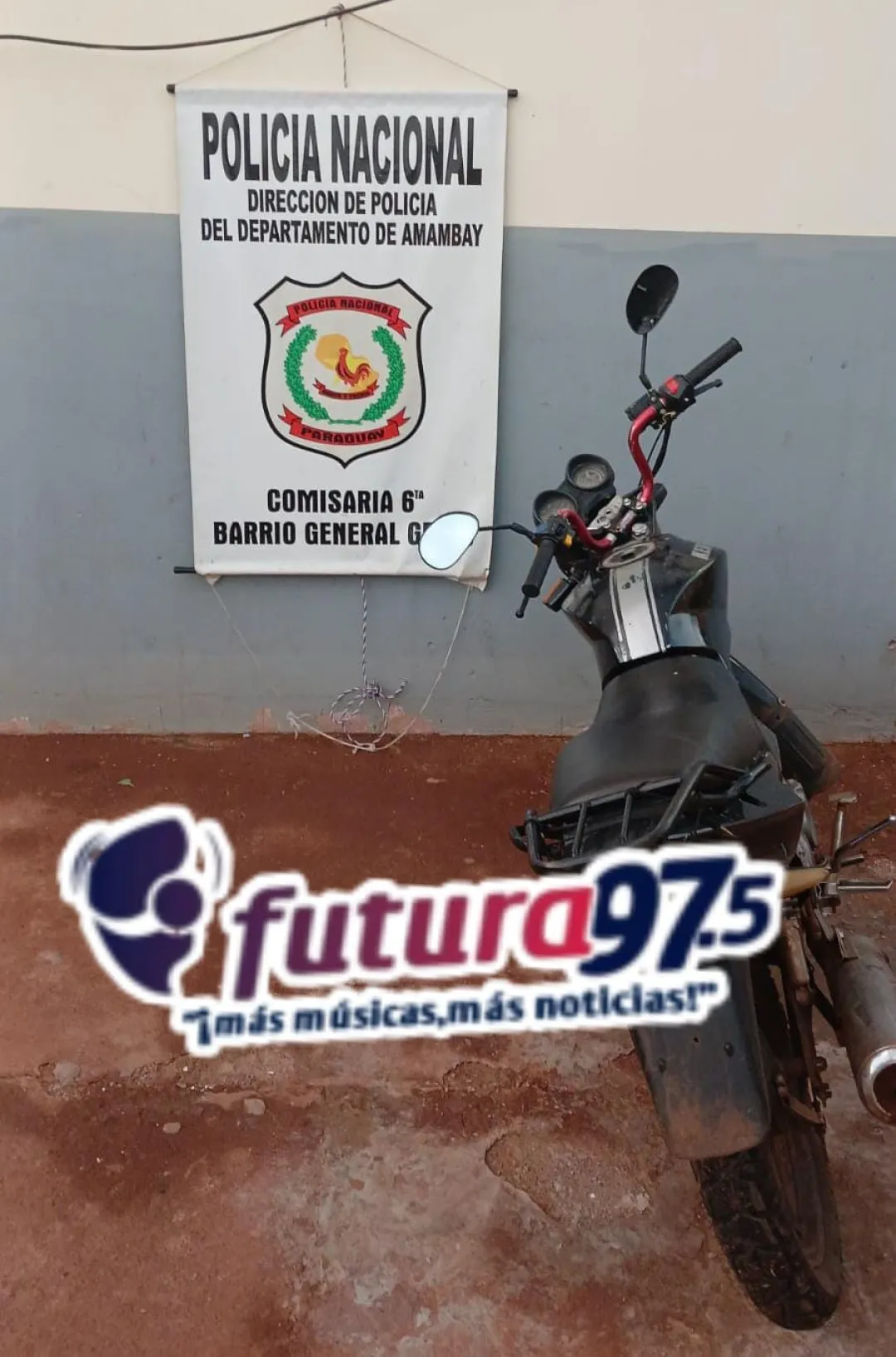 Incautan motocicleta denunciada por apropiación en Pedro Juan Caballero
