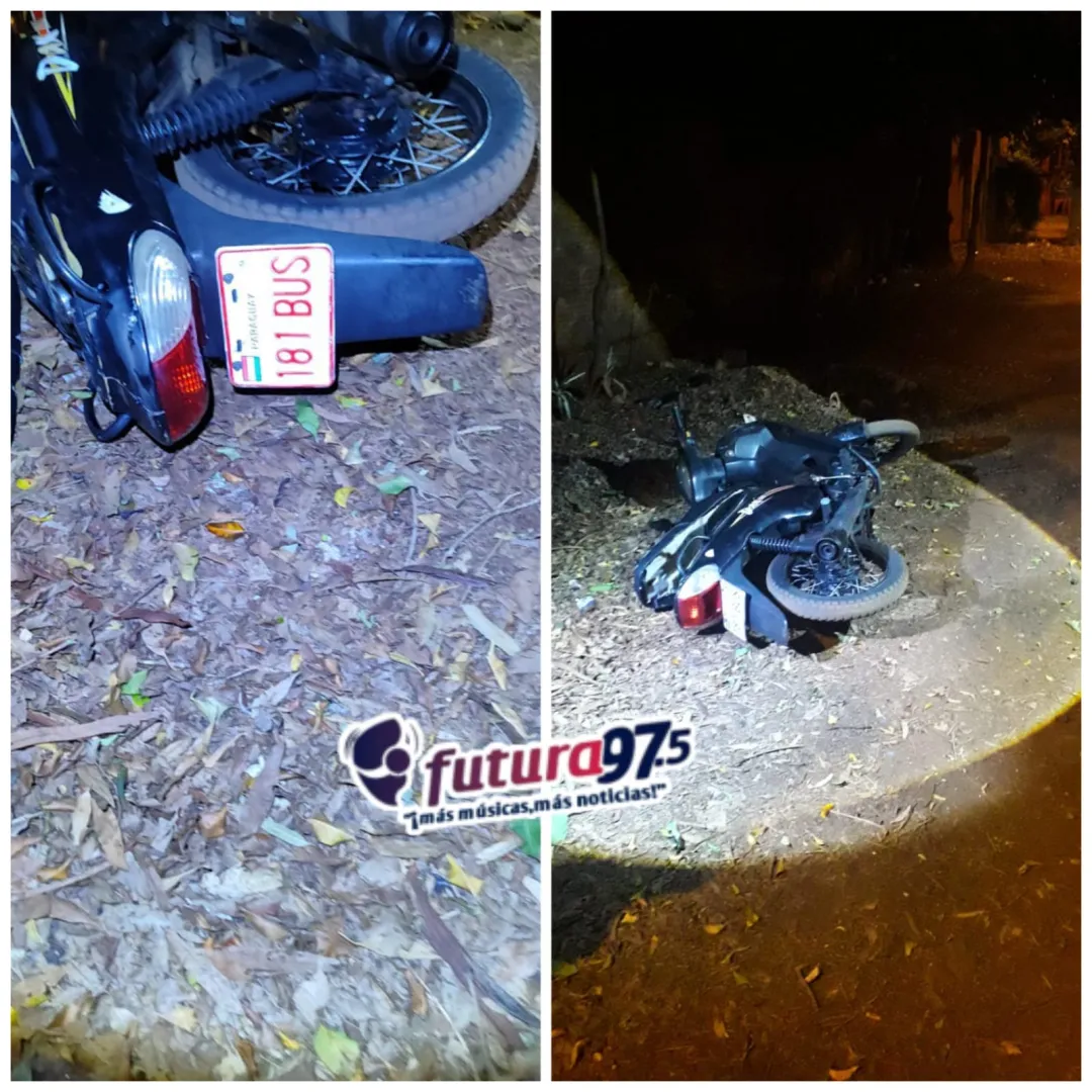 Incautación de motocicleta por abandono en la Fracción Eucaliptal