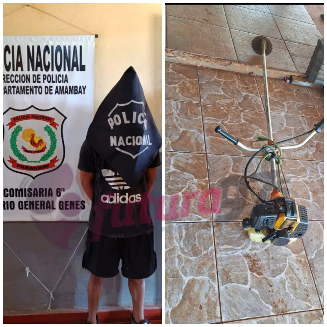Joven brasileño aprehendido por hurto domiciliario en Pedro Juan Caballero