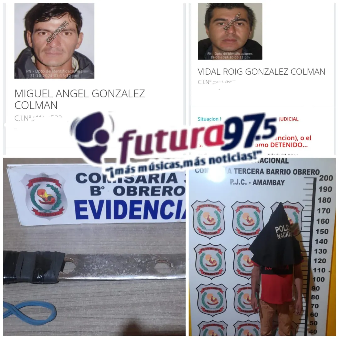 Detienen a hermanos por amenazar a su madre y hermana en estado de ebriedad