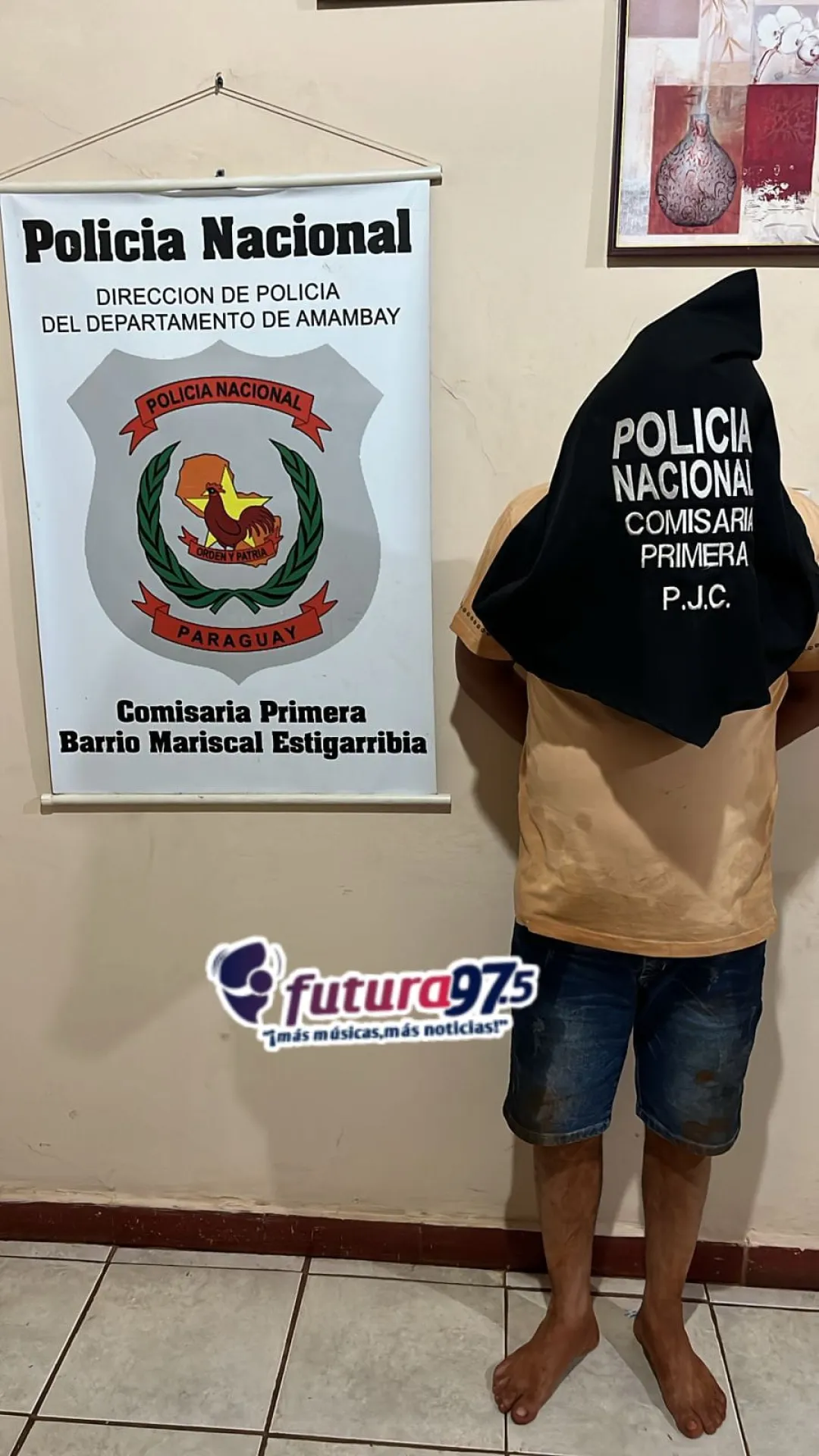 Hombre es aprehendido por violencia familiar en el Barrio María Victoria