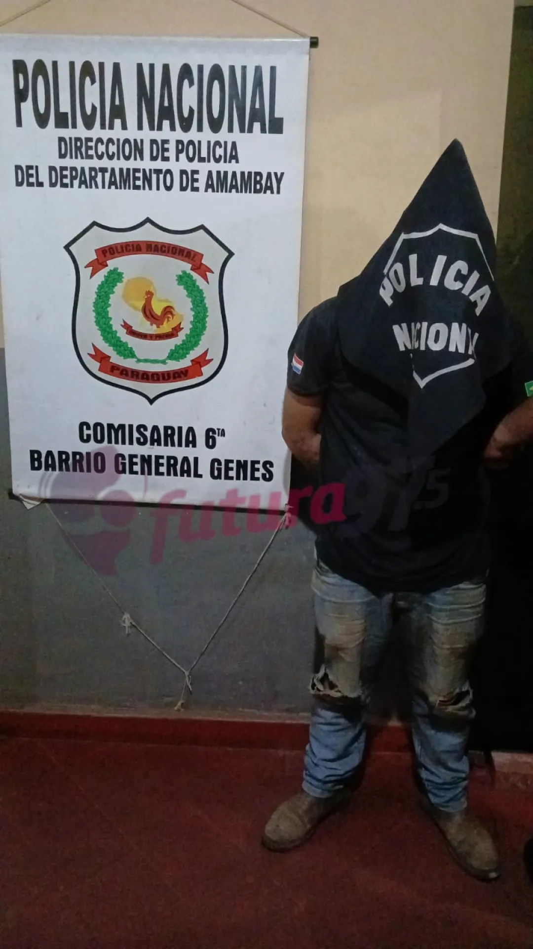 Joven aprehendido tras hurtar una motocicleta en un supermercado