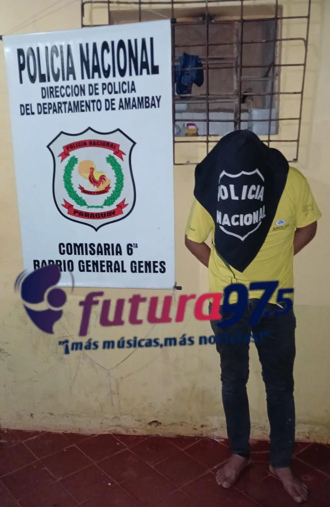 Hombre aprehendido por violencia familiar en el Barrio General Genes