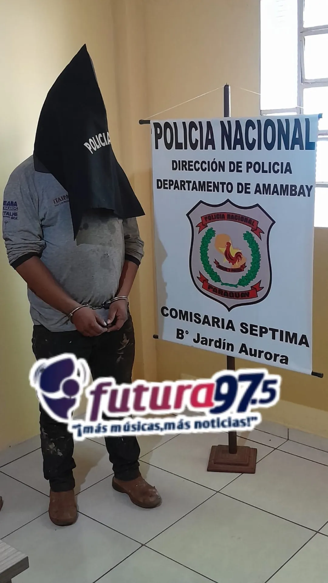 Detienen a un hombre con orden de captura en control policial